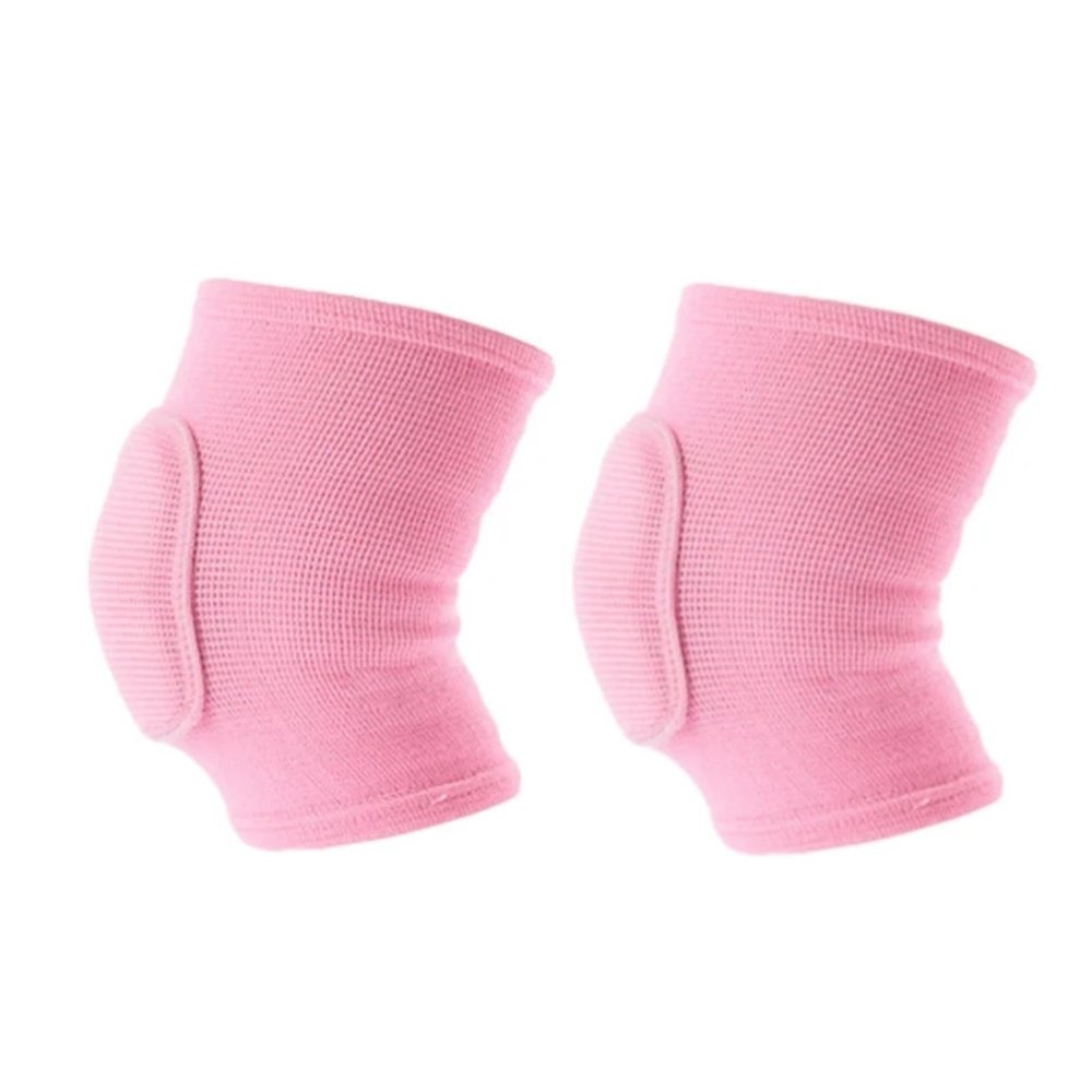 JMORCO 2-Piece Sports Compression Knee Pads, Pink, Size M