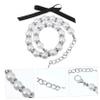 INOOMP White Pearl Necklace for Pets with Adjustable Jewelry Clasp, 1 Set view 4