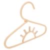 IMIKEYA 4-Piece Rattan Children's Hangers, Natural Nursery Decor, Space-Saving and Non-Slip view 2