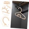IMIKEYA 4-Piece Rattan Children's Hangers, Natural Nursery Decor, Space-Saving and Non-Slip view 3