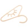 IMIKEYA 4-Piece Rattan Children's Hangers, Natural Nursery Decor, Space-Saving and Non-Slip view 4