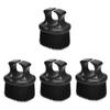 MAGICLULU 4-Piece Knuckle Barber Brushes for Hair, Mustaches and Beards view 1