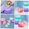 FOMIYES 4-Piece Travel-Size Silicone Toiletry Containers view 2