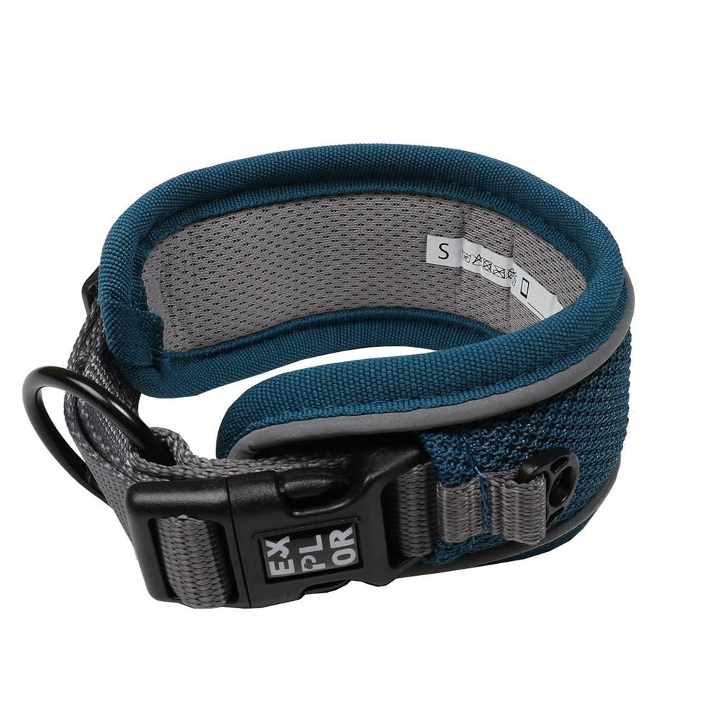Duvo+ Control Classic Collar, Petrol Blue, L (45–51 cm)