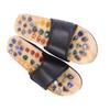 KOMBIUDA Black Reflexology Massage Slippers with Acupressure Points view 1