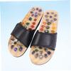 KOMBIUDA Black Reflexology Massage Slippers with Acupressure Points view 2