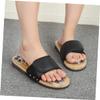 KOMBIUDA Black Reflexology Massage Slippers with Acupressure Points view 3