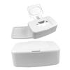 2-Pack Wet Wipe Dispensers, PP, White, with Lids view 1
