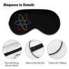 Scientific Physics Atom Soft Sleep Mask with Adjustable Strap, Light-Blocking Eye Cover for Women and Men view 3