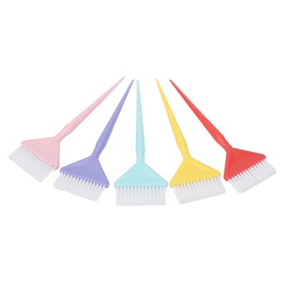 5-Piece Hair Dye Brush Set with Ergonomic Handles