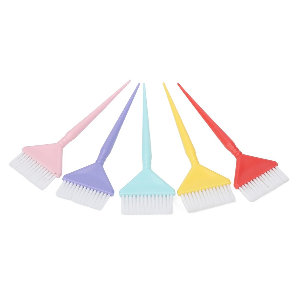5-Piece Hair Dye Brush Set with Ergonomic Handles