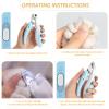 Hekasvm Dog Nail Clippers with LED Light, One-Click Lock and Splash-Resistant Guard view 4
