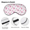 Adjustable Strap Sleep Eye Mask, Elastic Unisex Cover, Pink view 3