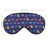 Cute Cartoon Dinosaur Eye Sleep Mask with Adjustable Strap view 2