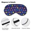 Cute Cartoon Dinosaur Eye Sleep Mask with Adjustable Strap view 3