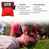 AOUTACC CPR Mask with PVC Disposable Gloves, One-Way Valve, 5 Pack view 4
