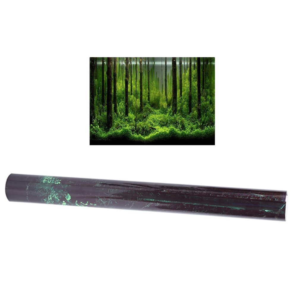 LIYJTK PVC Adhesive Underwater Forest Background