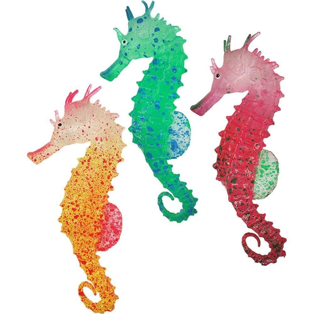 Artificial Glowing Seahorse Ornament