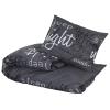 Gecheer Black Cotton Bedding Set 200 x 200 cm view 2