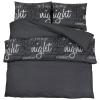 Gecheer Black Cotton Bedding Set 200 x 200 cm view 3