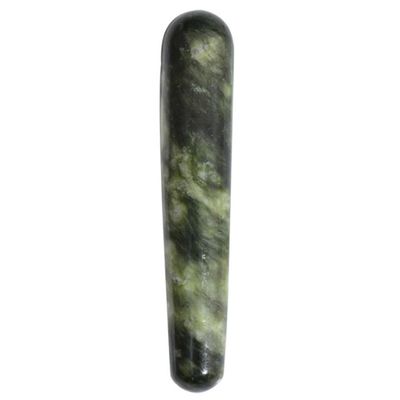 Jade Massage Tool, Green Massage Stick for Face and Acupressure