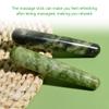 Jade Massage Tool, Green Massage Stick for Face and Acupressure view 2