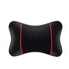 NURCIX Neck Pillow for Car Seats, Compatible with Mercedes-Benz GL X164 X166, Lumbar and Back Support, 4-Black Red view 1
