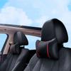 NURCIX Neck Pillow for Car Seats, Compatible with Mercedes-Benz GL X164 X166, Lumbar and Back Support, 4-Black Red view 2