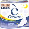 LINES Cotton Night Pads with Wings, 9 Count view 1
