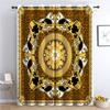 Blackout Curtains with Golden Mandala Pattern, 2-Pack, 66 x 90 in view 2