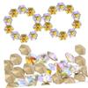 Healeved 50-Piece Hexagonal Rhinestones for Nails, 3D Nail Art Decorations view 1