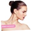 WOONEKY Silver Self-Adhesive Resin Face Gems for Festivals and Parties view 2