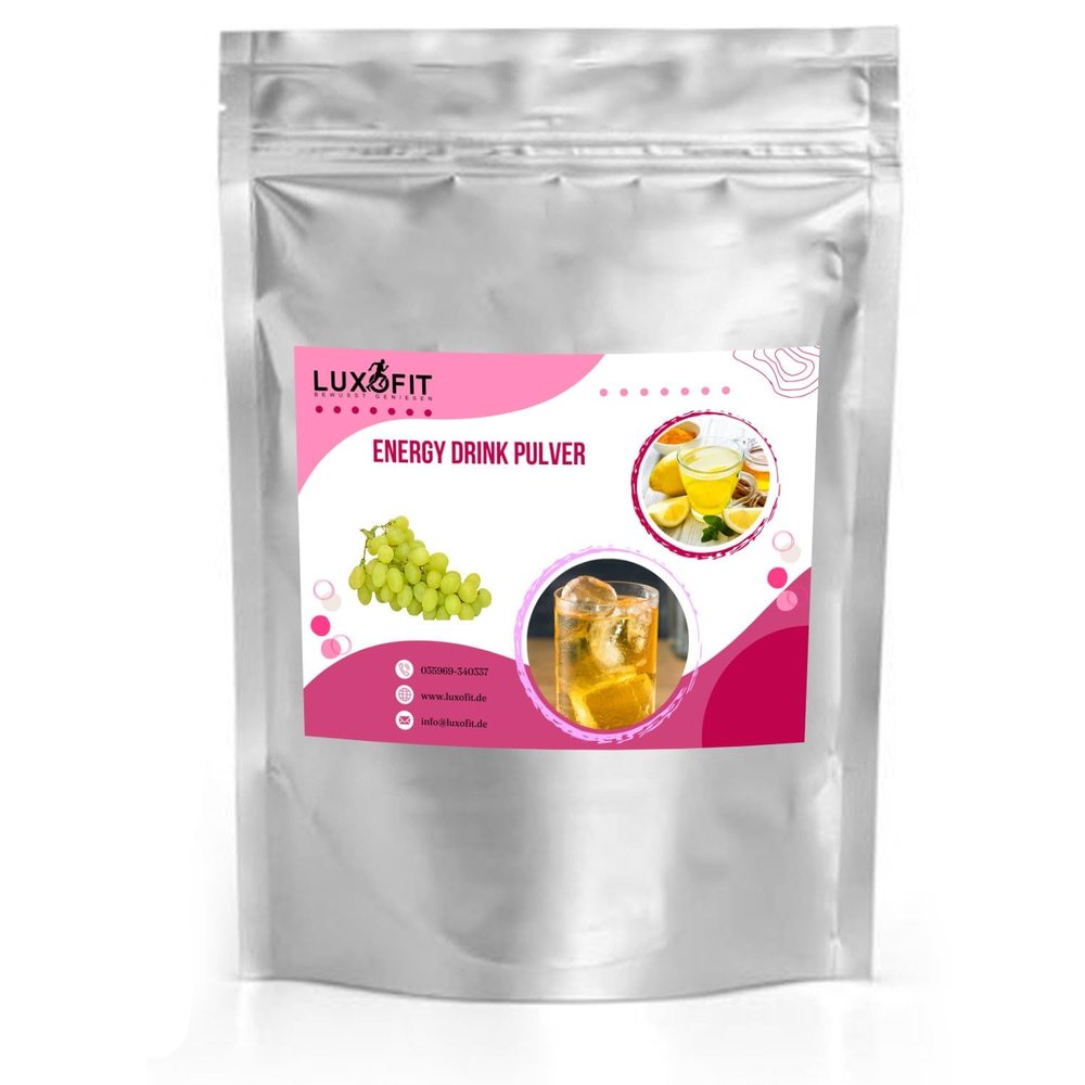 Luxofit Grape Energy Drink Powder, 333 g