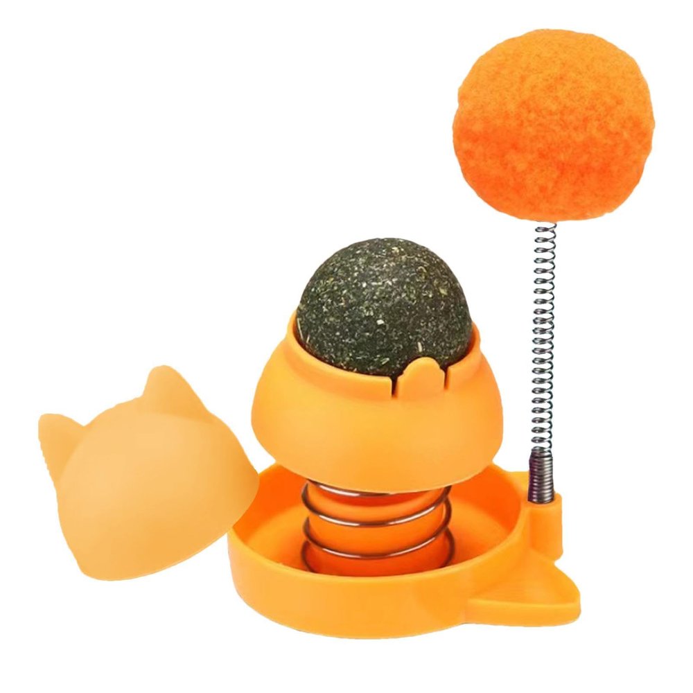 Catnip Ball Toy for Cats with Interactive Dental Care