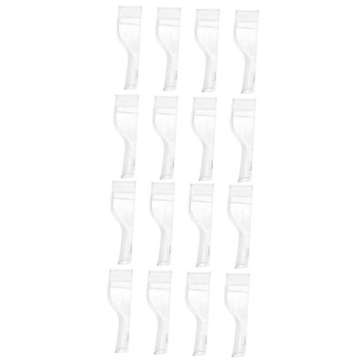 FRCOLOR 16-Piece Reusable Plastic Toothbrush Head Protective Covers
