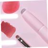 3-Piece Round Silicone Lip Brushes with Caps for Precise Application view 3