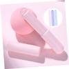 3-Piece Round Silicone Lip Brushes with Caps for Precise Application view 4