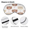 Cute Bear Sleep Mask, Silk Satin Eye Cover with Adjustable Band view 3