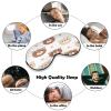 Cute Bear Sleep Mask, Silk Satin Eye Cover with Adjustable Band view 4