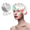 Coral and Teal Arrows Print Shower Cap view 4