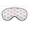 Sleep Mask with Pink Owl for Light Blocking, Eye Mask for Women and Men, Side Sleepers, Swelling, Dry Eyes and Headaches, Adjustable Strap view 2