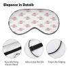 Sleep Mask with Pink Owl for Light Blocking, Eye Mask for Women and Men, Side Sleepers, Swelling, Dry Eyes and Headaches, Adjustable Strap view 3