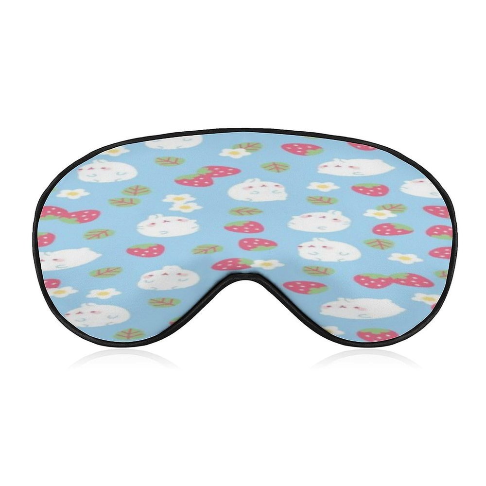 Sleep Mask for Sleeping, Fruit Rabbit, Filled with Premium Mulberry Silk, Soft and Breathable Silk Eye Mask