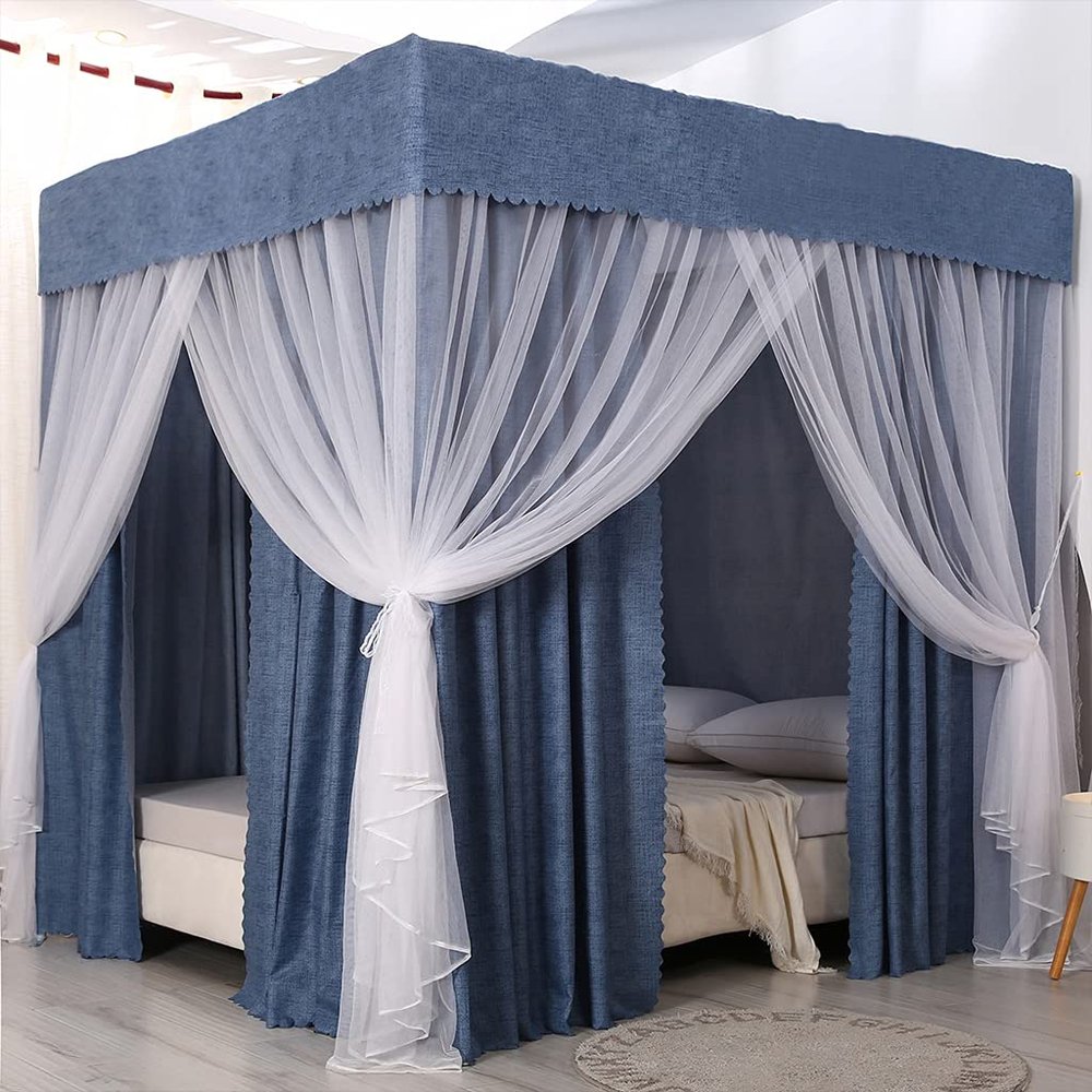 FZZIBQYR Princess Bed Canopy with Mosquito Net