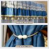 FZZIBQYR Luxury Summer Bed Canopy with Stainless Steel Holder, Thickened Dense Curtains, Wind- and Dust-Resistant (Color: A3, Size: 150 x 200 x 200 cm) view 4