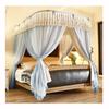 FZZIBQYR Double Bed Canopy Mosquito Net with U-Shaped Guide Rail, Height-Adjustable, Blue-A, 200 cm view 1