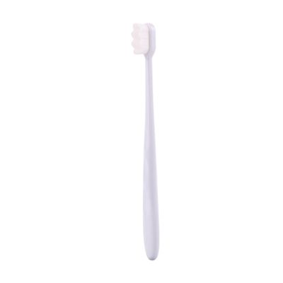 Micro Nano Toothbrush with Soft Bristles for Oral Cleaning, White