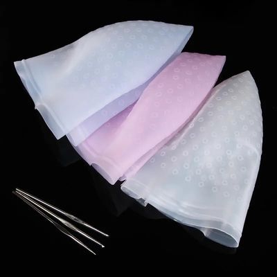 GSJNHY Reusable Silicone Highlighting Cap with Hook, Pink, 1-Piece