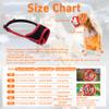 Seyezo Dog Muzzle, Soft, Breathable Air-Mesh Nylon, Adjustable, 6 Sizes (Red, XL) view 3