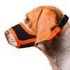 Seyezo Soft Breathable Dog Muzzle, Air-Mesh Nylon, Adjustable, Orange, XXL view 1